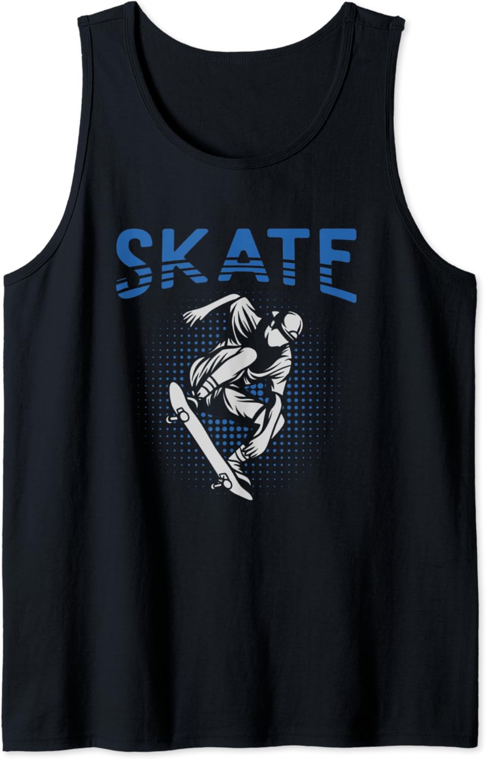 Skateboard Skate Skater Skateboarder Skateboarding Tank Top Clothing, Shoes & Jewelry